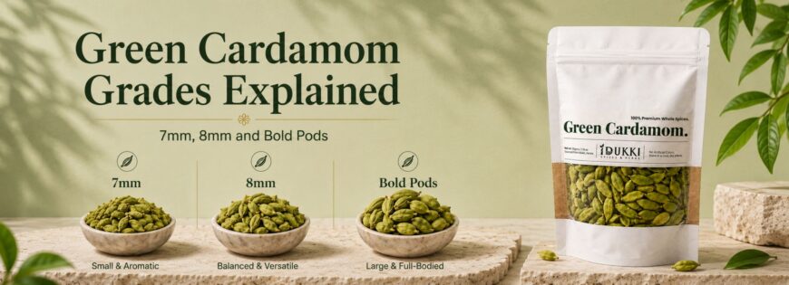 Green Cardamom Grades Explained: 7mm, 8mm and Bold Pods