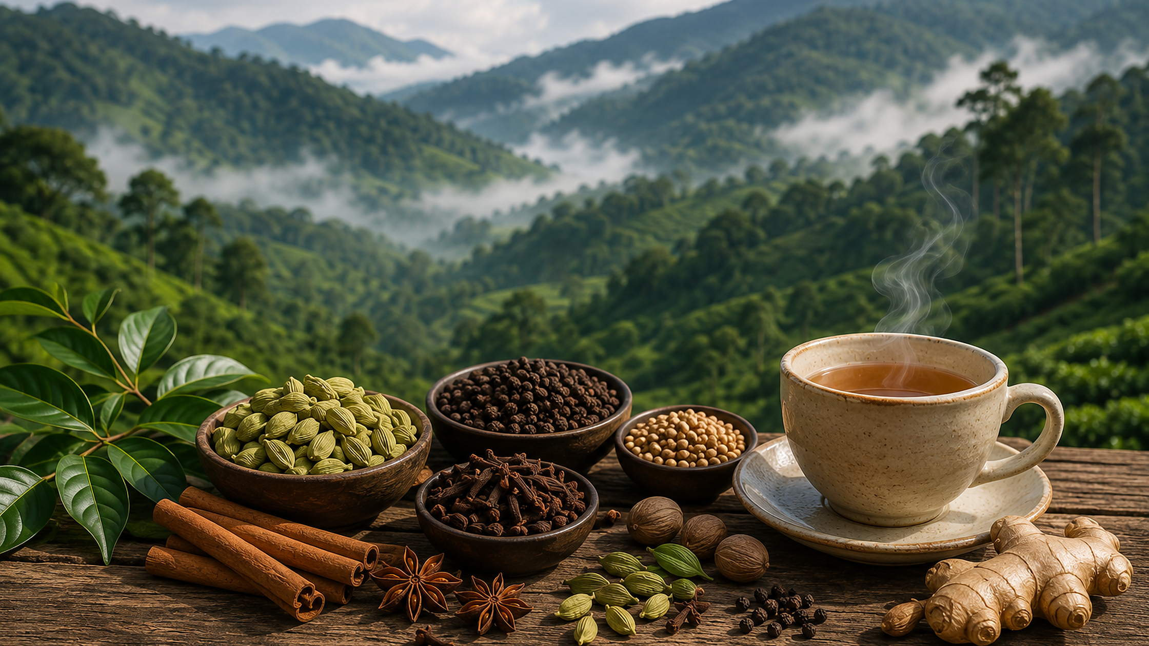 Nutmeg and mace spices from the Idukki highlands